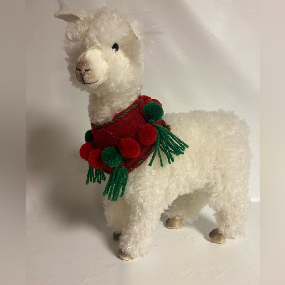 Peruvian Style Plush Alpaca Fur Tall With Festive Bell